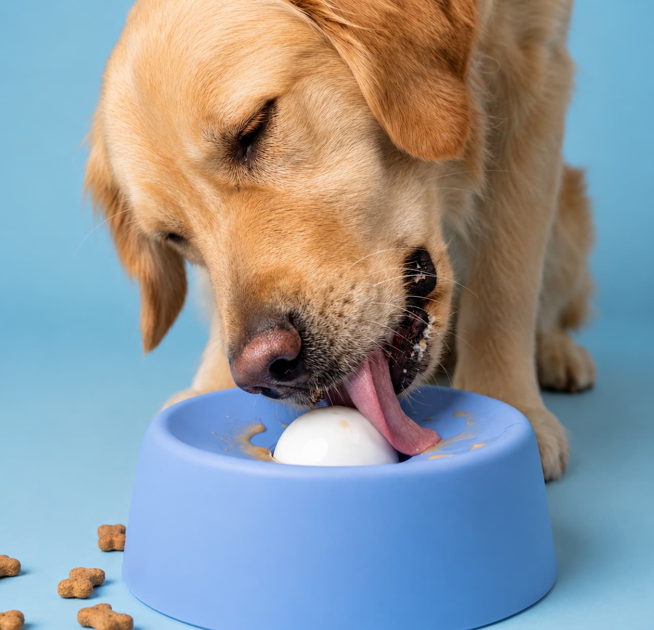 2-in-1 Slow Feeder & Lick Bowl for Dogs