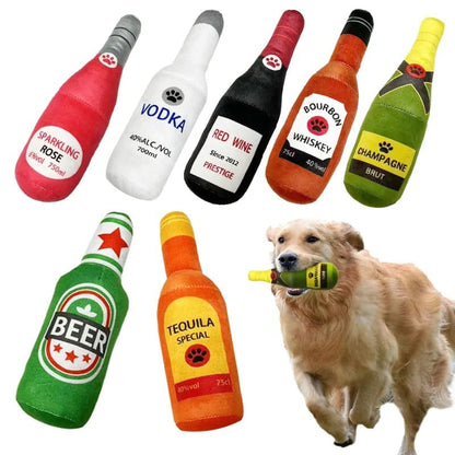 Funny Beer Bottle Dog Toy
