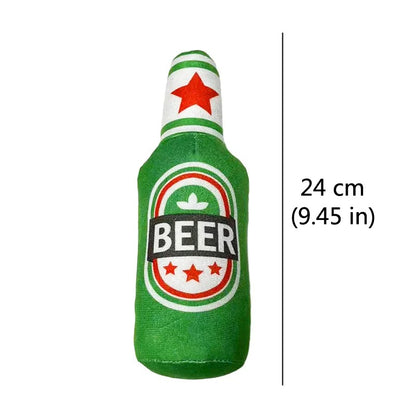 Funny Beer Bottle Dog Toy