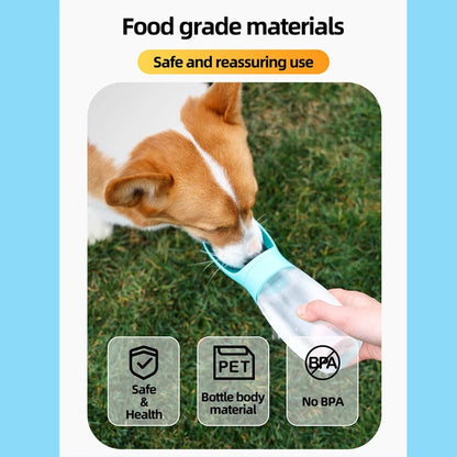 Portable Pet Water Bottle with Bowl