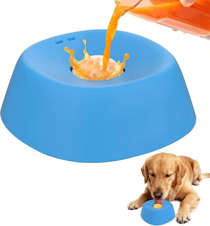 2-in-1 Slow Feeder & Lick Bowl for Dogs