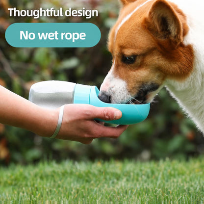 Portable Pet Water Bottle with Bowl